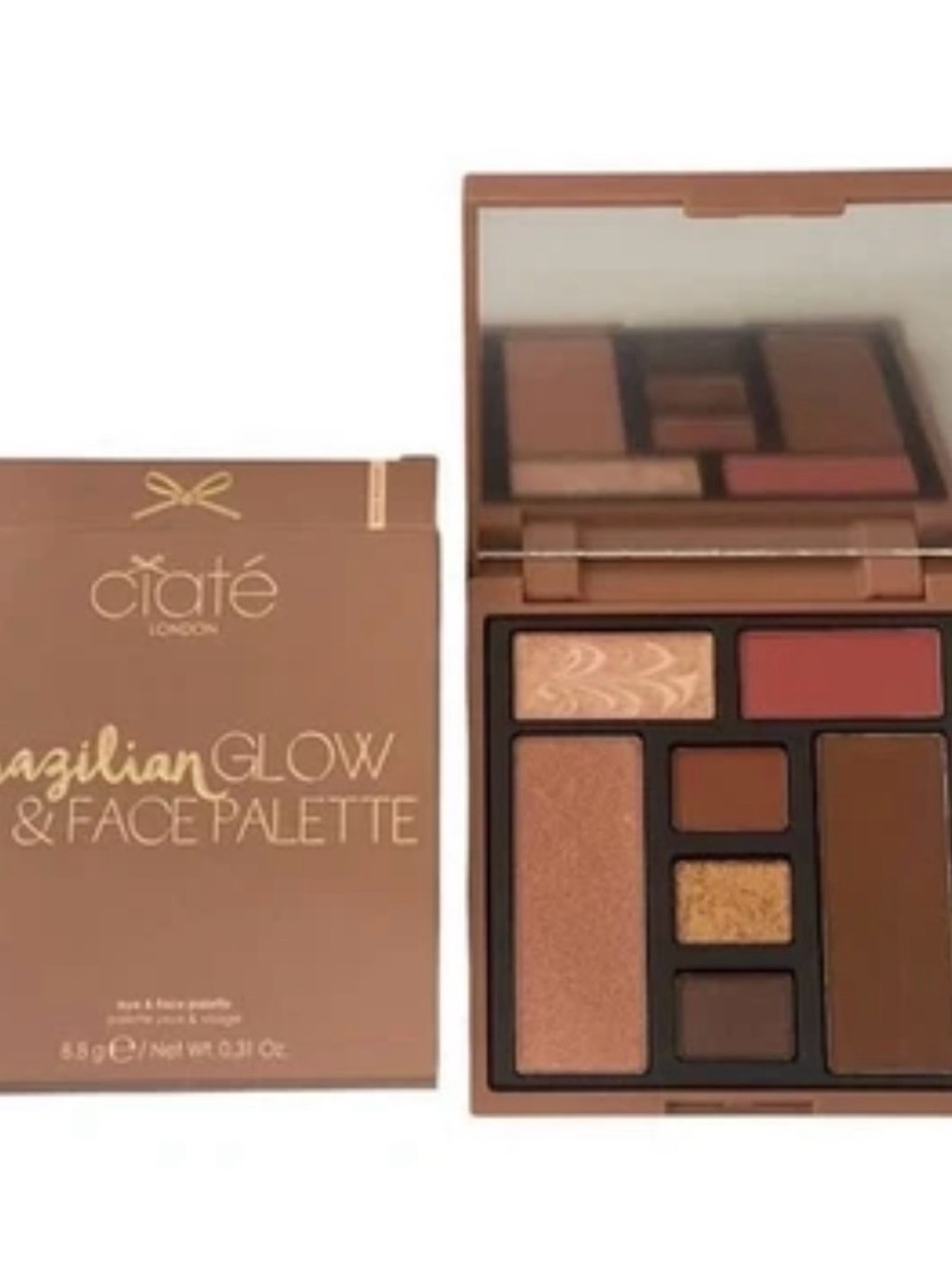 Ciate 💕Brazilian Glow & Face Palette - Warm Brown Glow